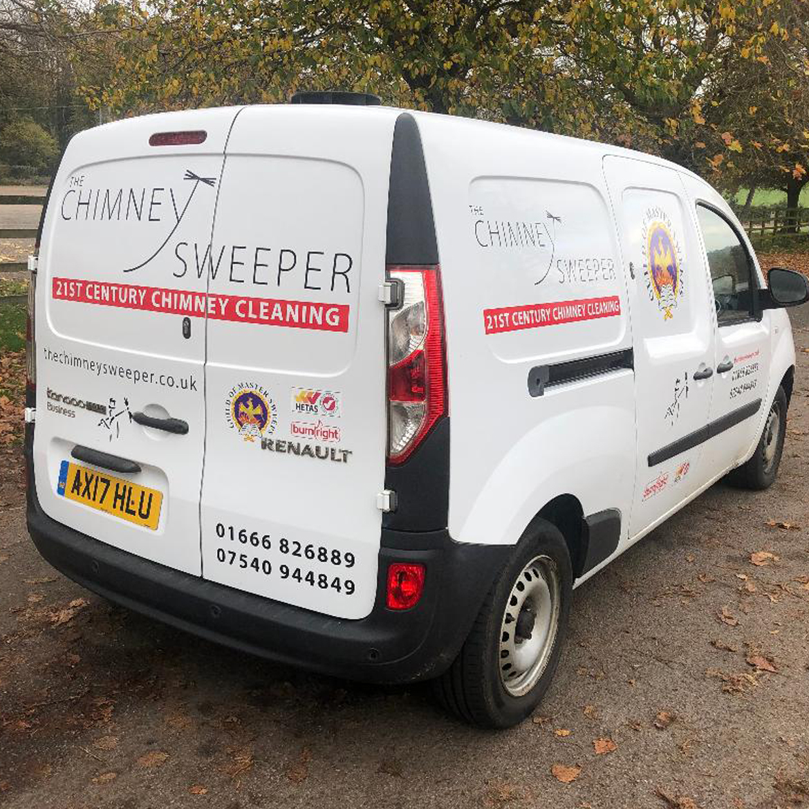 Van livery Monmouthshire